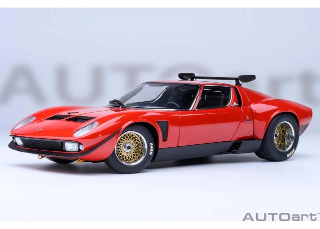 オートアート 1/18 ランボルギーニ ミウラ SVR “イオタ”（レッド）【79171】ミニカー 返品種別B