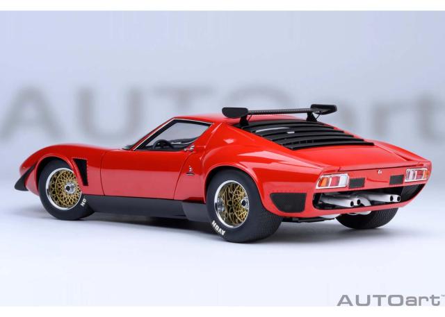 オートアート 1/18 ランボルギーニ ミウラ SVR “イオタ”（レッド）【79171】ミニカー 返品種別B