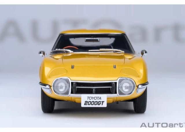 オートアート 1/18 トヨタ 2000GT 1967 （ゴールド）【79549】ミニカー 返品種別B