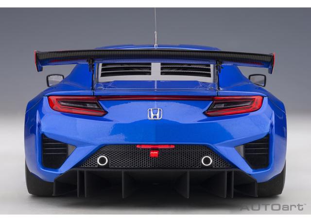 オートアート 1/18 ホンダ NSX GT3 2018 （ハイパー・ブルー）※開閉無【81896】ミニカー 返品種別B