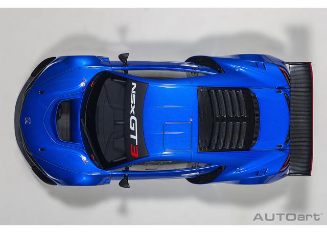 オートアート 1/18 ホンダ NSX GT3 2018 （ハイパー・ブルー）※開閉無【81896】ミニカー 返品種別B