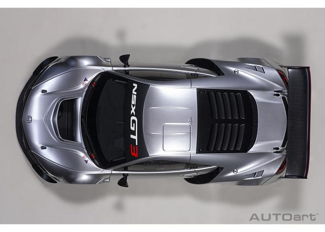 オートアート 1/18 ホンダ NSX GT3 2018 （ハイパー・シルバー）※開閉無【81897】ミニカー 返品種別B