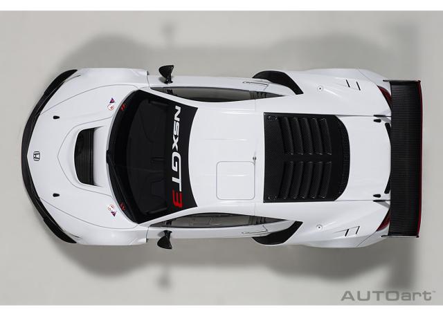 オートアート 1/18 ホンダ NSX GT3 2018 （ホワイト）※開閉無【81898】ミニカー 返品種別B