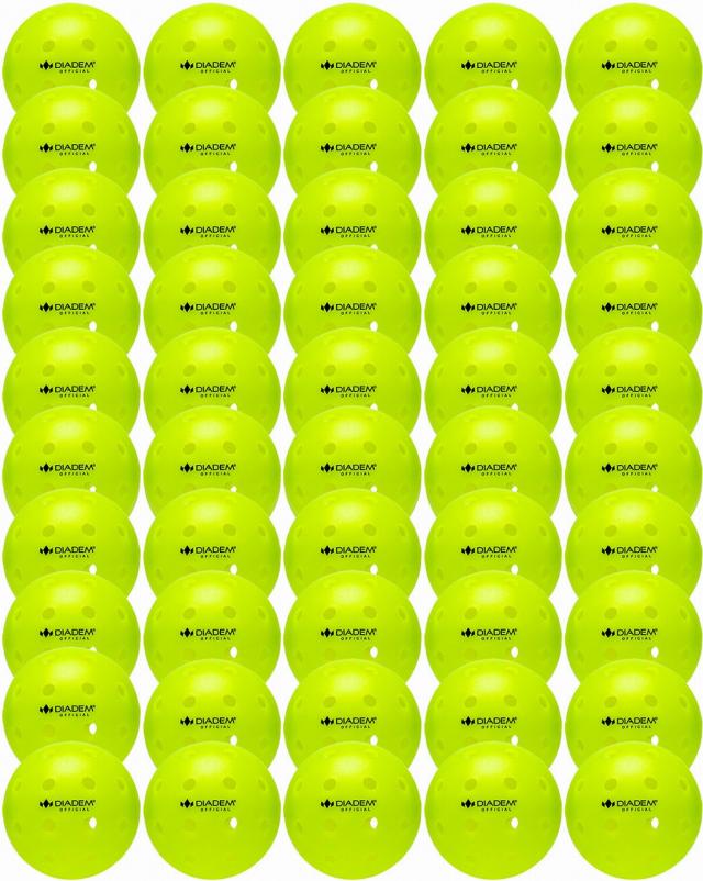 ダイアデム DIADEM ダイアデム オフィシャル ピックルボール ボール 50個入 ボール TPB004（ネオン）  DIW-TPB004-576返品種別A