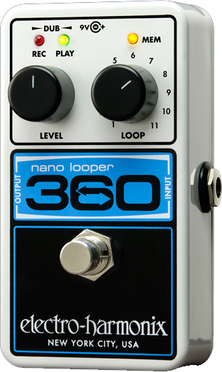 エレクトロ・ハーモニクス NANOLOOPER360 ルーパーElectro-Harmonix Nano Looper 360[NANOLOOPER360] 返品種別A