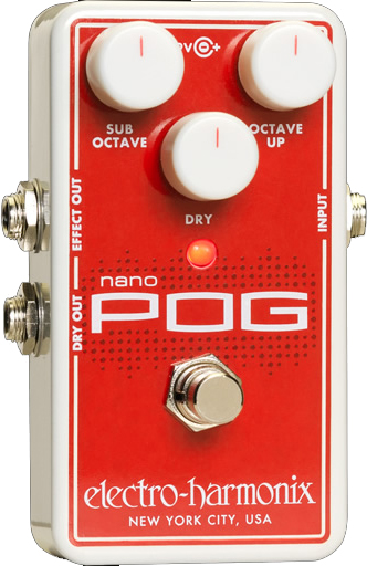 エレクトロ・ハーモニクス NANOPOG ポリフォニック・オクターブ・ジェネレーターElectro-Harmonix Nano POG[NANOPOG] 返品種別A