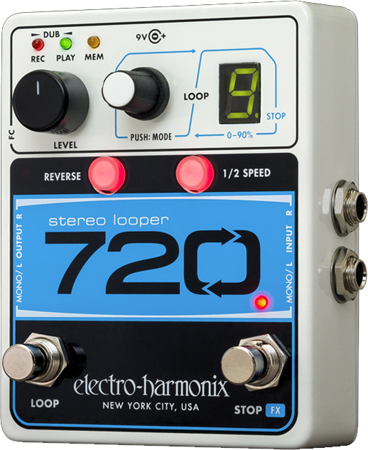 エレクトロ・ハーモニクス 720STEREOLOOPER レコーディング・ルーパーElectro-Harmonix　720 Stereo Looper[720STEREOLOOPER] 返品種別A