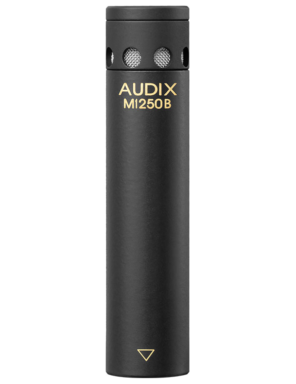 AUDIX M1250BO 超小型コンデンサーマイクロフォン(ブラック)無指向性タイプ[M1250BO] 返品種別A