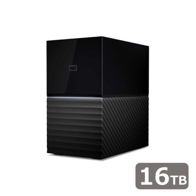 Western Digital｜ウエスタンデジタル WDBFBE0160JBK-JEEX My Book Duo（2021EX） USB 3.2 Gen 1対応 外付けRAIDハードディスク 16TB[WDBFBE0160JBKJEEX] 返品種別B