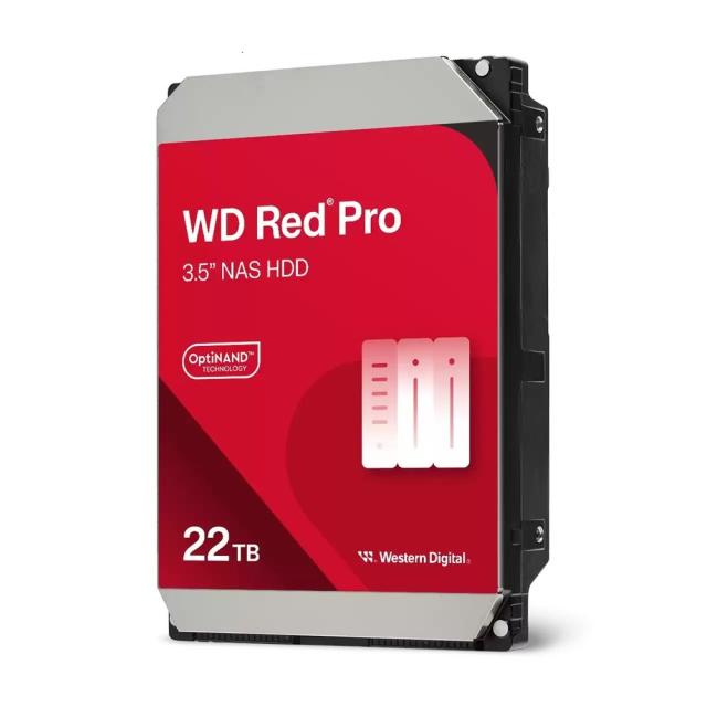 Western Digital｜ウエスタンデジタル WD221KFGX 3.5インチ内蔵ハードディスク WD Red Pro NASシステム用 ハードディスクドライブ 22TB 簡易パッケージ[WD221KFGX] 返品種別B