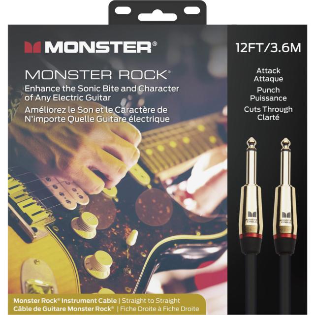 モンスターケーブル 楽器用シールドケーブル（3.6m）【ストレート⇔ストレート】 MONSTER CABLE MONSTER ROCK M ROCK2-12返品種別A_1