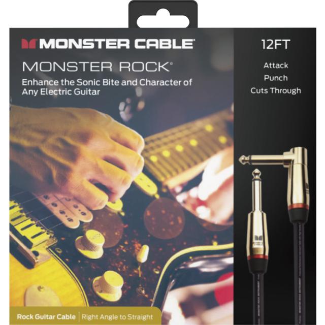 モンスターケーブル M ROCK2-12A 楽器用シールドケーブル（3.6m）【L字⇔ストレート】MONSTER CABLE MONSTER ROCK[MROCK212A] 返品種別A_1