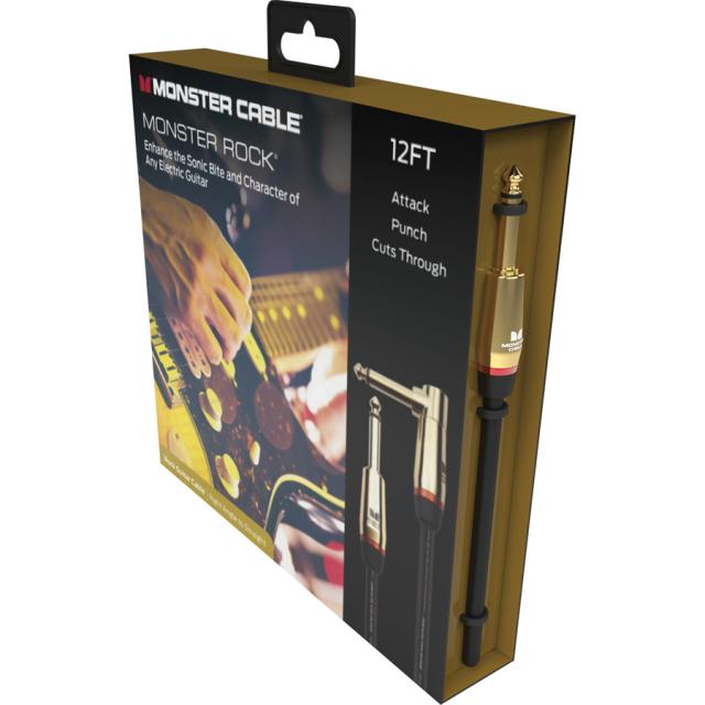 モンスターケーブル M ROCK2-12A 楽器用シールドケーブル（3.6m）【L字⇔ストレート】MONSTER CABLE MONSTER ROCK[MROCK212A] 返品種別A_2