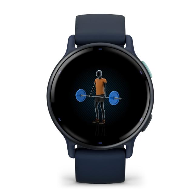 ガーミン vivoactive 5 Blue / Blue Met 【Suica対応】スマート 