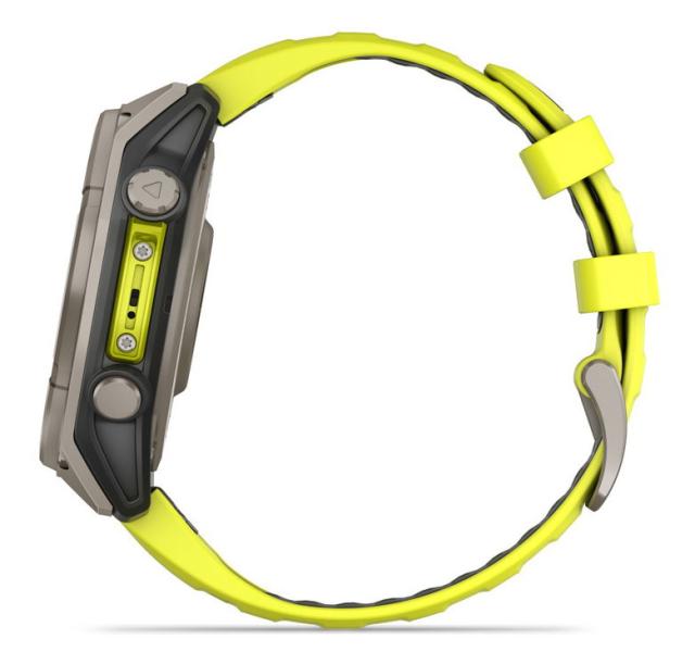 ガーミン fenix 8 Sapphire Dual Power 47mm Ti / Amp Yellow　【Suica対応】スマートウォッチ 010-02906-51[0100290651] 返品種別A_1