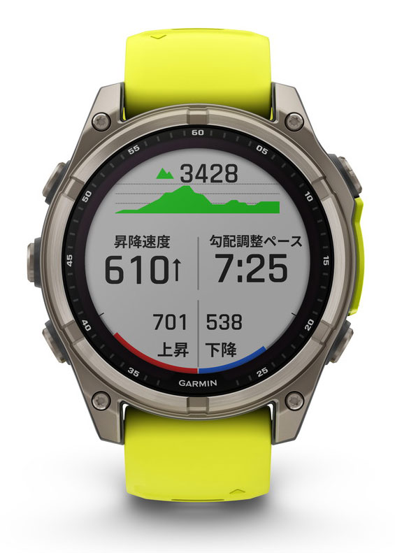ガーミン fenix 8 Sapphire Dual Power 47mm Ti / Amp Yellow　【Suica対応】スマートウォッチ 010-02906-51[0100290651] 返品種別A_10