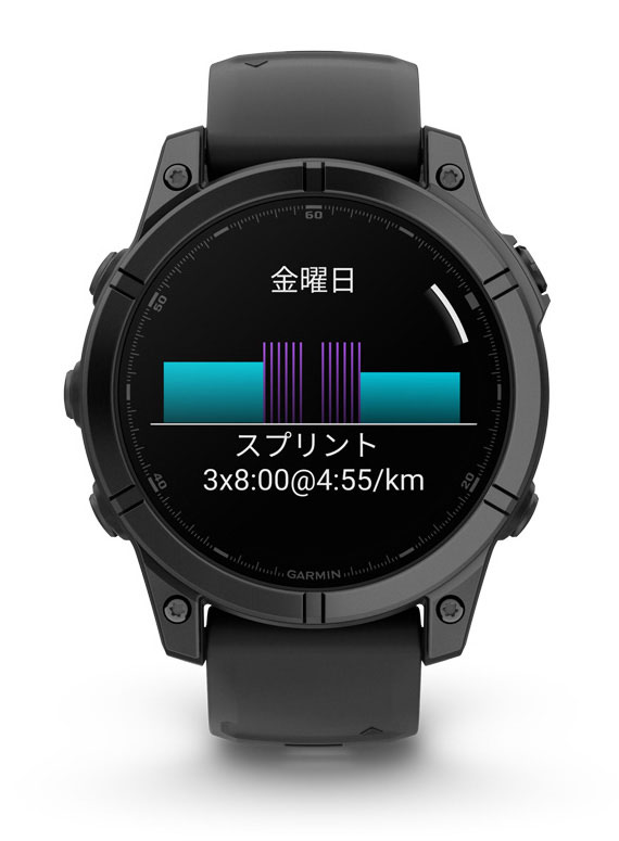 ガーミン fenix E 47mm Slate Gray Steel / Black　【Suica対応】スマートウォッチ 010-03025-12[0100302512] 返品種別A_2