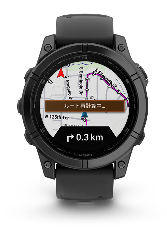 ガーミン fenix E 47mm Slate Gray Steel / Black　【Suica対応】スマートウォッチ 010-03025-12[0100302512] 返品種別A_3