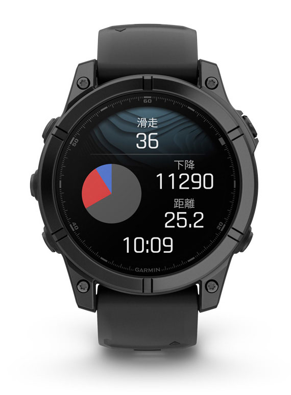 ガーミン fenix E 47mm Slate Gray Steel / Black　【Suica対応】スマートウォッチ 010-03025-12[0100302512] 返品種別A_5