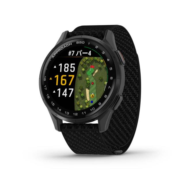 ガーミン 010-03010-20 ゴルフウォッチ Approach S50 (Black)GARMIN[0100301020] 返品種別A