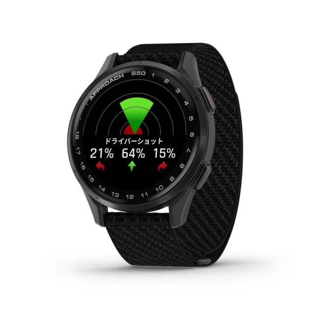ガーミン 010-03010-20 ゴルフウォッチ Approach S50 (Black)GARMIN[0100301020] 返品種別A_4