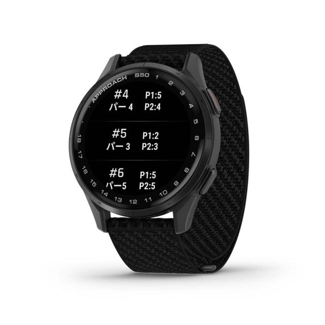 ガーミン 010-03010-20 ゴルフウォッチ Approach S50 (Black)GARMIN[0100301020] 返品種別A_13