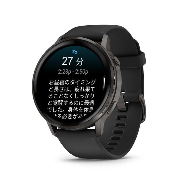 ガーミン Venu 4 Slate / Black 45mm【Suica対応】スマートウォッチ