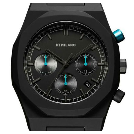 D1 MILANO 【国内正規品】ポリクロノ　チャコールブラック クオーツ　メンズタイプ PHBJ07返品種別B_1