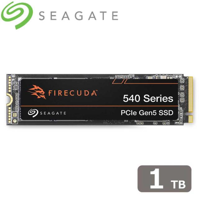 Seagate｜シーゲイト FireCuda 540 内蔵SSD 1TB（M.2 2280 PCIe Gen5x4 NVMe 2.0） ZP1000GM3A004返品種別B