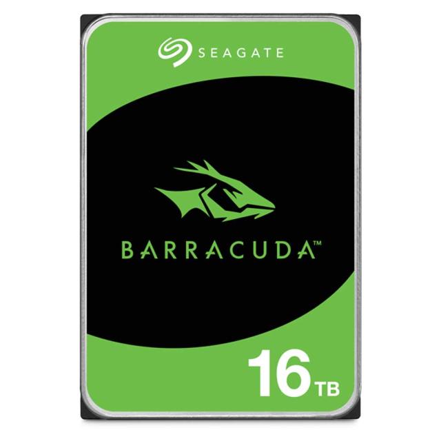 Seagate｜シーゲイト BarraCuda 3.5インチ 内蔵ハードディスク 16TB