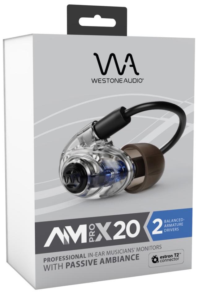 【新品未開封】AM Pro X20 2BA 搭載アンビエント型インイヤーモニター AM Pro X20 - Westone Audio | 完実電気株式会社 | KANJITSU DENKI CO.,LTD
