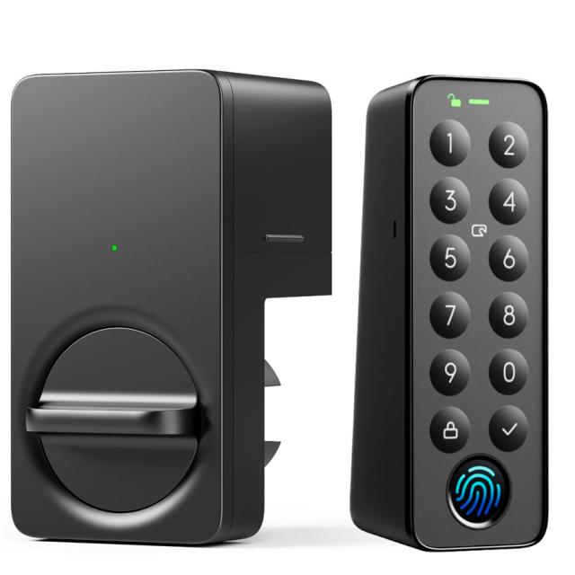SwitchBot W5110004 SwitchBot ロックLiteセット（ロックLite本体 + 指紋認証パッド）[W5110004] 返品種別A