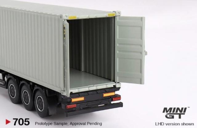 MINI−GT 1/64 メルセデス ベンツ アクトロス 40ftコンテナ ”UPS ヨーロッパ”(左ハンドル)【MGT00705-L】ミニカー 返品種別B