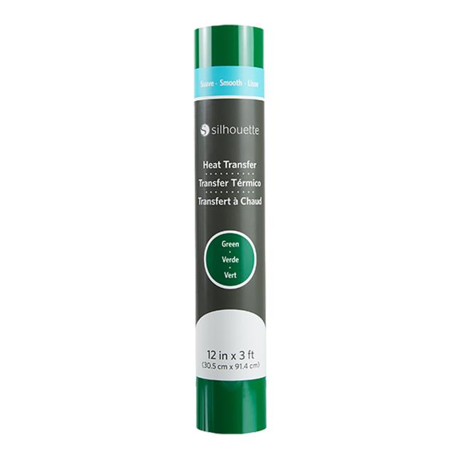 シルエット HEAT-12SM-GRN-C アイロンプリントシート 12インチ（305mm×914mm） スムース（グリーン）[HEAT12SMGRNC] 返品種別A