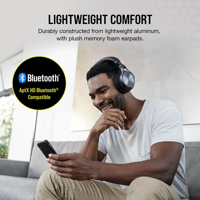CORSAIR｜コルセア CA-9011188-AP ワイヤレス/有線接続 ゲーミングヘッドセット Virtuoso RGB WIRELESS XT[CA9011188AP] 返品種別A_4
