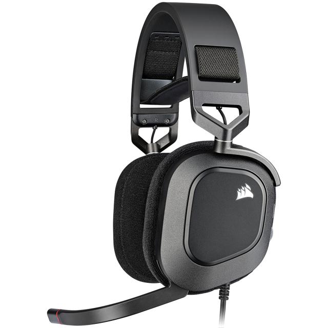 CORSAIR｜コルセア CA-9011237-AP ゲーミングヘッドセット HS80 RGB USB Carbon（ブラック）[CA9011237AP] 返品種別A