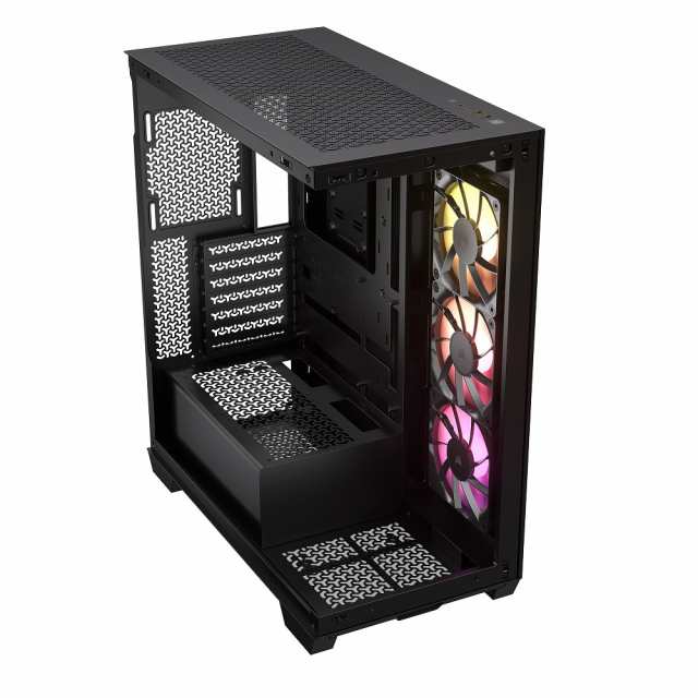 CORSAIR（コルセア） PCケース ミドルタワー iCUE LINK 3500X RGB Tempered Glass Mid-Tower（ブラック） CC-9011280-WW返品種別B