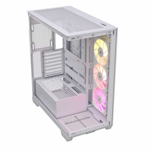 CORSAIR（コルセア） PCケース ミドルタワー iCUE LINK 3500X RGB Tempered Glass Mid-Tower（ホワイト） CC-9011281-WW返品種別B