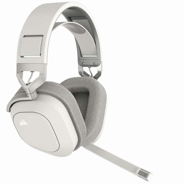 CORSAIR｜コルセア 2.4 GHz/Bluetooth ワイヤレスゲーミングヘッドセット(ホワイト) HS80 MAX WIRELESS White CA-9011296-AP返品種別A_1