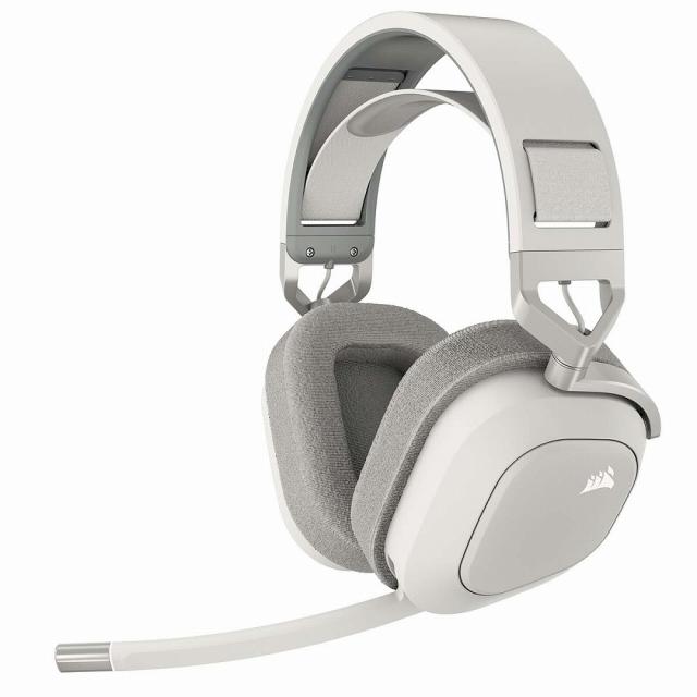 CORSAIR｜コルセア 2.4 GHz/Bluetooth ワイヤレスゲーミングヘッドセット(ホワイト) HS80 MAX WIRELESS White CA-9011296-AP返品種別A_2