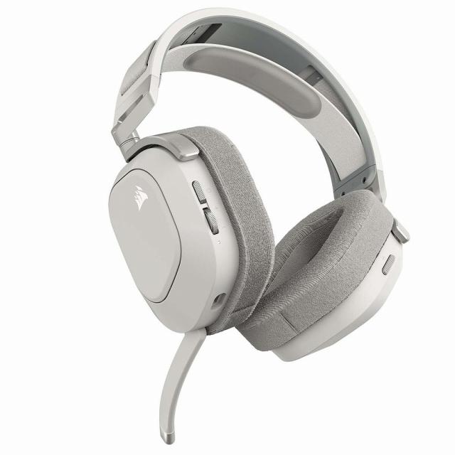 CORSAIR｜コルセア 2.4 GHz/Bluetooth ワイヤレスゲーミングヘッドセット(ホワイト) HS80 MAX WIRELESS White CA-9011296-AP返品種別A_4