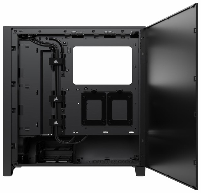 CORSAIR（コルセア） CC-9011240-WW ミドルタワー型PCケース iCUE 4000D RGB Airflow Black[CC9011240WW] 返品種別B