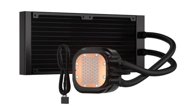 CORSAIR｜コルセア CW-9061031-WW 水冷一体型CPUクーラー NAUTILUS 240 RS LCD（ブラック）[CW9061031WW] 返品種別B_4