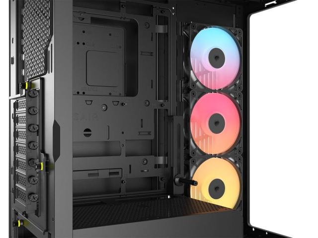 CORSAIR｜コルセア ミドルタワー型PCケース FRAME 4500X RS-R ARGB Panoramic Glass Mid-Tower（ブラック）  CC-9011314-WW返品種別B_14