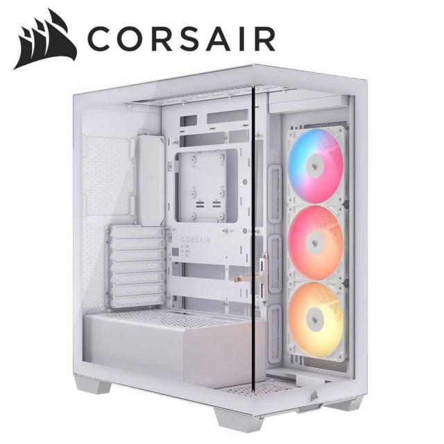 CORSAIR｜コルセア CC-9011323-WW ミドルタワー型PCケース 3500X RS-R ARGB Mid-Tower（ホワイト）[CC9011323WW] 返品種別B