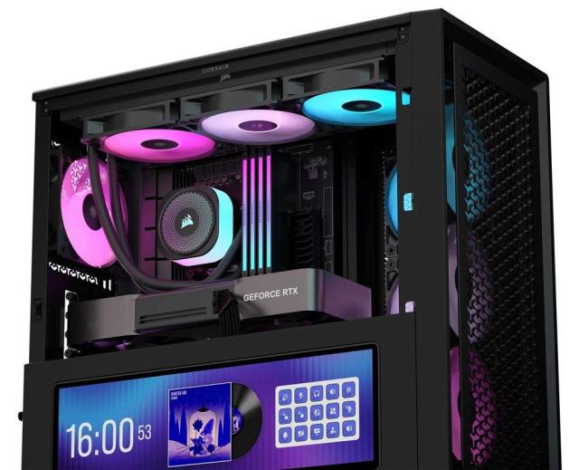 CORSAIR｜コルセア ミドルタワー型PCケース FRAME 4000D LCD RS ARGB