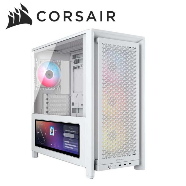 PCパーツ CORSAIR 4000D エアフロー強化ガラス製ミドルタワー ATX ケース