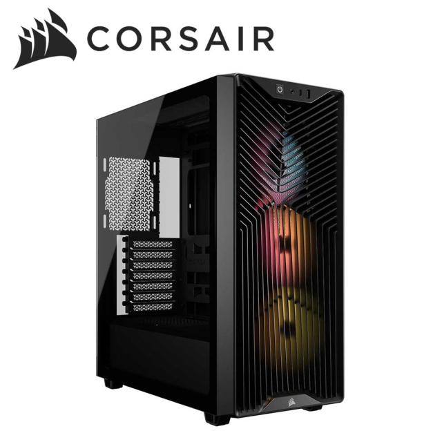 CORSAIR｜コルセア CC-9011344-WW ミドルタワー型PCケース 3200D RS ARGB Mid-TowerBlack（ブラック）[CC9011344WW] 返品種別B