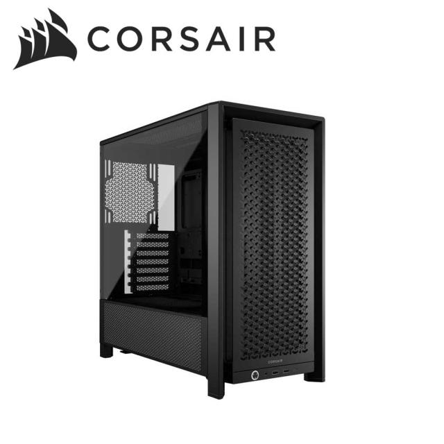 CORSAIR｜コルセア CC-9011312-WW PCケース ミドルタワー FRAME 4000D RS Mid-Tower Black（ブラック）[CC9011312WW] 返品種別B