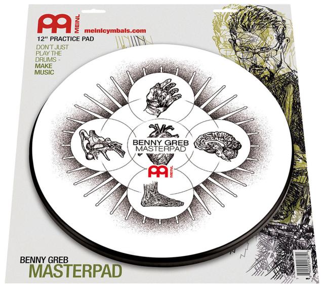 マイネル MPP-12-BG ドラム練習パッド 12”MEINL Benny Greb Masterpad[MPP12BG] 返品種別A
